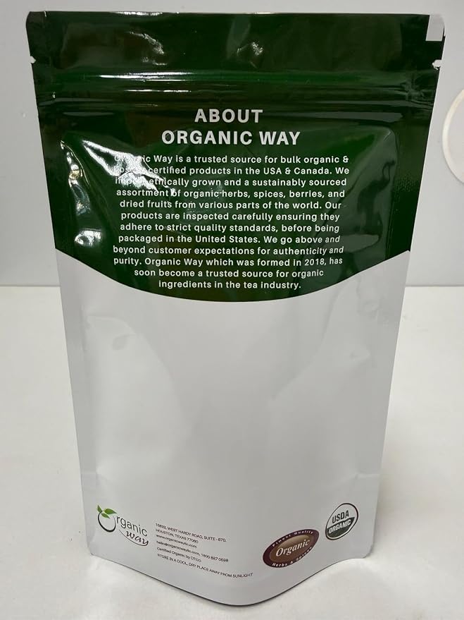 Organic Way Red Clover Flower Cut & Sifted (Trifolium pratense) - Herbal Tea | European Wild-Harvest | Organic & Kosher Certified | Non GMO & Gluten Free | USDA Certified | Origin - Albania (2Oz.)