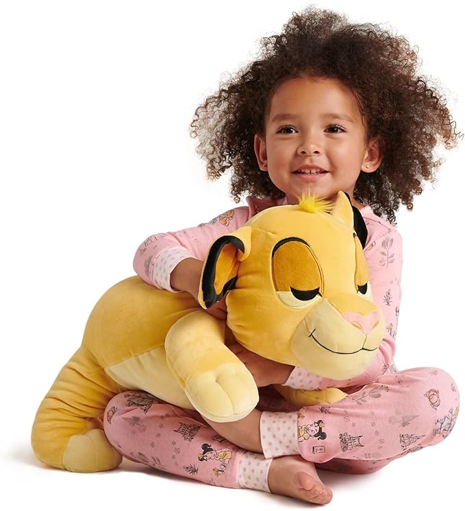 DISNEY STORE Cuddleez Plush - Simba - Big Plush - Super Soft & Huggable Toy for Fans & Kids of All Ages - Perfect Collectible Gift, Plushy
