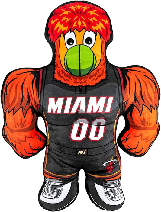 Bleacher Creatures Miami Heat Burnie 24" NBA Masoct Bleacher Buddy - Soft Plush Toy