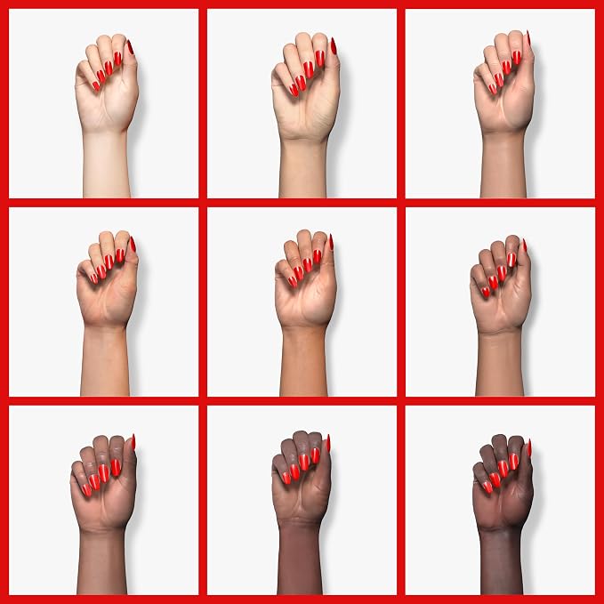 AILLSA Classic Red Dip Powder for Valentine's Day, 1 Oz | Nail Art for Starter Manicure Salon DIY at Home, Fall Winter Colors Long Lasting French Manicure