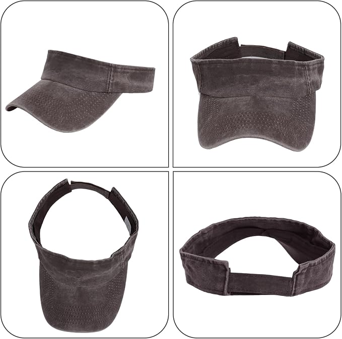 Marrywindix 1 Piece of Sport Wear Athletic Visor Sun Sports Visor Hat Visor Adjustable Cap for Women and Men