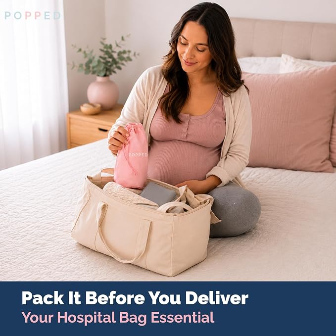Popped Upside Down Peri Bottle for Postpartum Care, FSA HSA Eligible, 10 oz | Perineal Spray Bottle & Wash Bottle for Perineal Tears, Episiotomy & C-section Recovery, Angled Spout, Portable Bidet