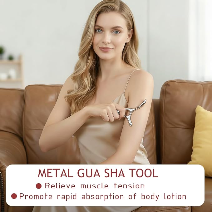 BYYDDIY-Women's Facial Lifting and Body Massage Tool, Gua Sha Trigger Point Massage Tool -Thumb Protector,Deep Tissue Massage,Muscle Scraper Tool (s.T)