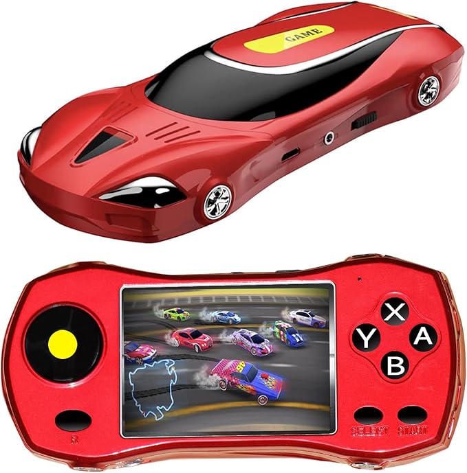 Handheld Game Console for Kids Preloaded 240 Retro Video Games, Portable Gaming Player with Rechargeable Battery 3.0" LCD Screen, Mini Arcade Electronic Toy Gifts for Boys Girls