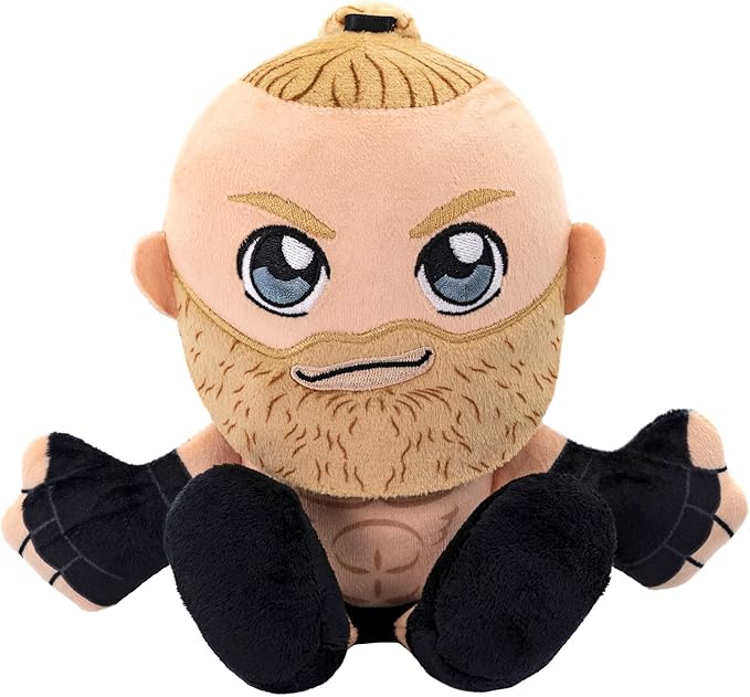 Bleacher Creatures WWE Brock Lesnar 8" Kuricha Sitting Plush- Soft Chibi Inspired Toy