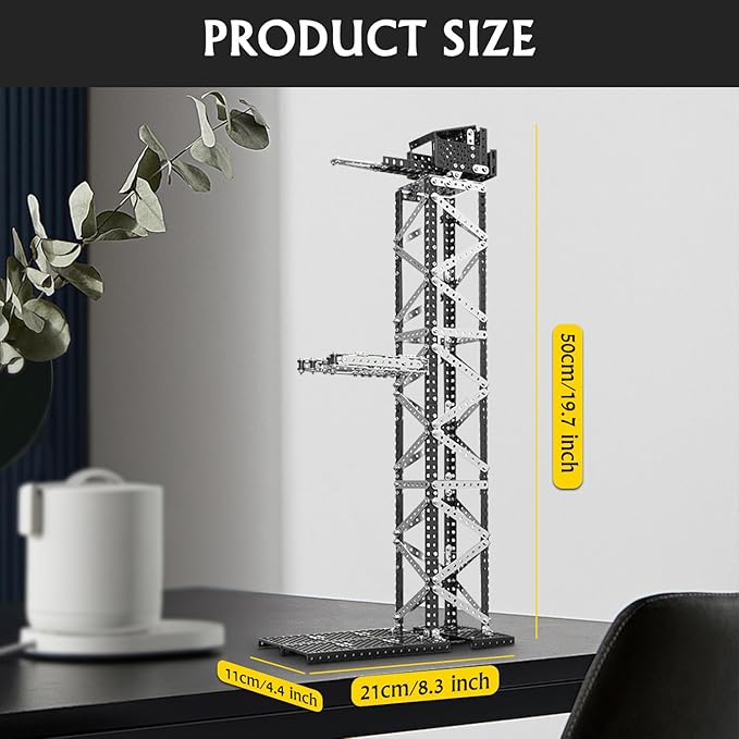 3D Metal Puzzle Aviation Model Kits, Rocket Launching Pad Models Kits to Build for Kids Boys Teens Men, DIY Toys Brain Teaser Puzzles, 3D Puzzle Model Kits Creative Birthday, 768 Pcs