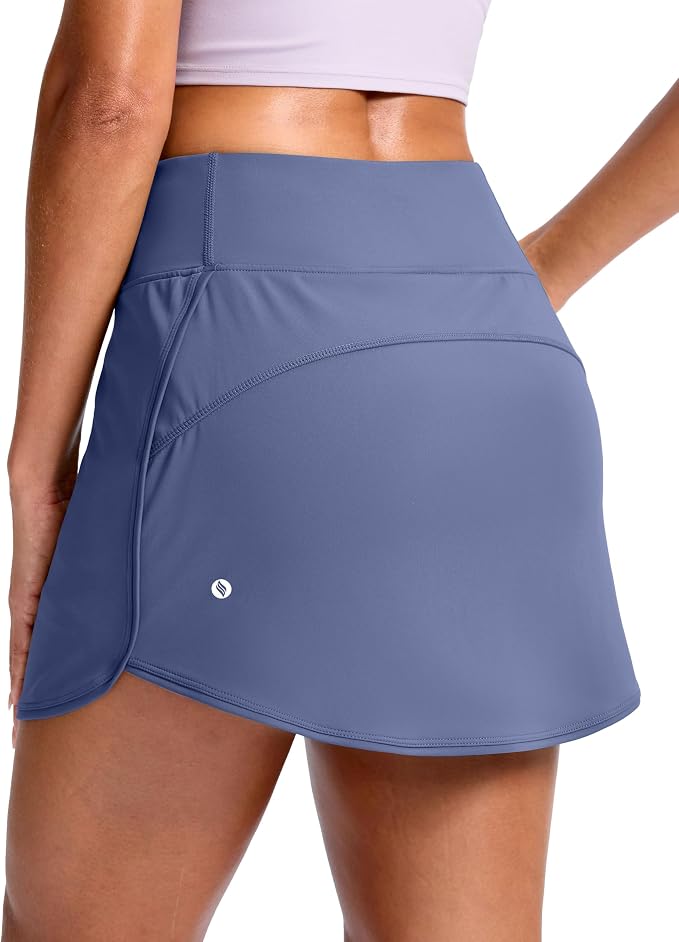 Skorts for Women with Pockets High Waisted Golf Skirts | Built-in Shorts, A Line, Athletic, Casual, Pickleball, Tennis Skirt