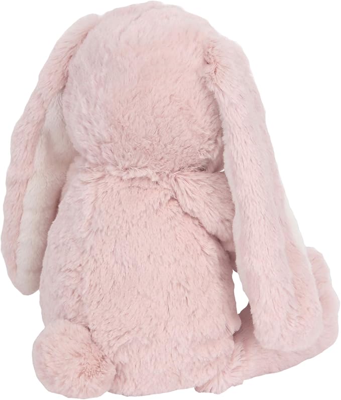 Lambs & Ivy Botanical Baby Plush Pink Bunny Stuffed Animal Toy - Hip Hop
