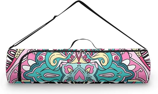 Yoga Mat Bags for Women Lightweight Gym Bag with Strap Full Zip Yoga Accessories