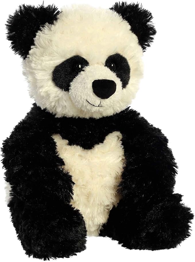 Aurora® Snuggly Tubbie Wubbies™ Panda Stuffed Animal - Comforting Companion - Imaginative Play - Black 12 Inches
