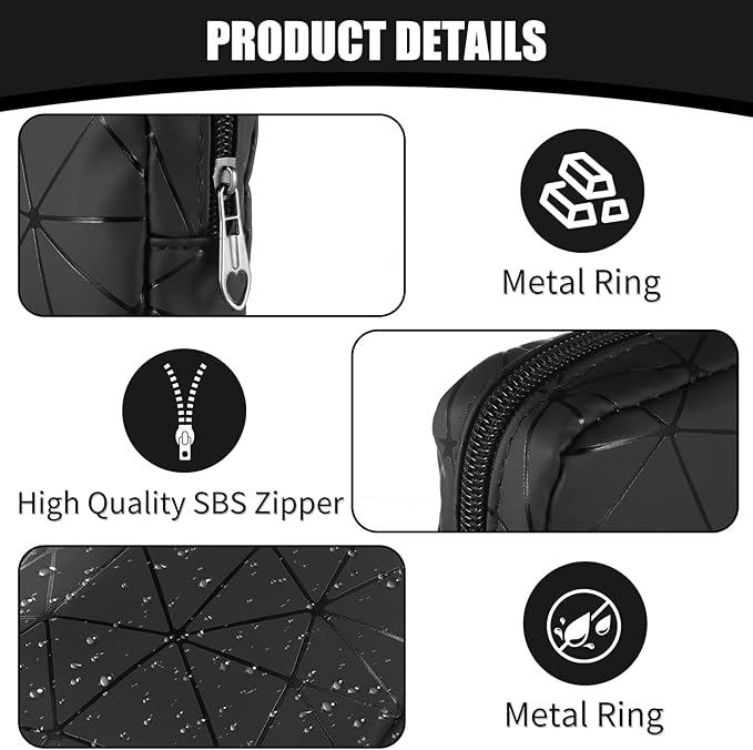 Ymapinc Period Sanitary Bag, Napkin Storage Bag Tampon Pouch Portable Feminine Care First Period Kit for Teen Ladies Women (Black)