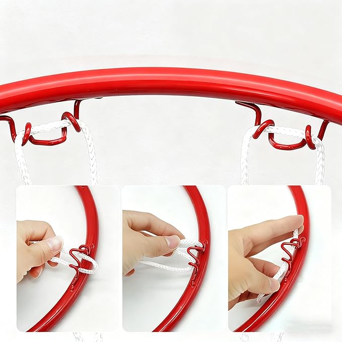 Kids Basketball Hoop, Dream Travel Basketball Rim Goal Wall Mounted Indoor Outdoor Hanging Basketball Hoop