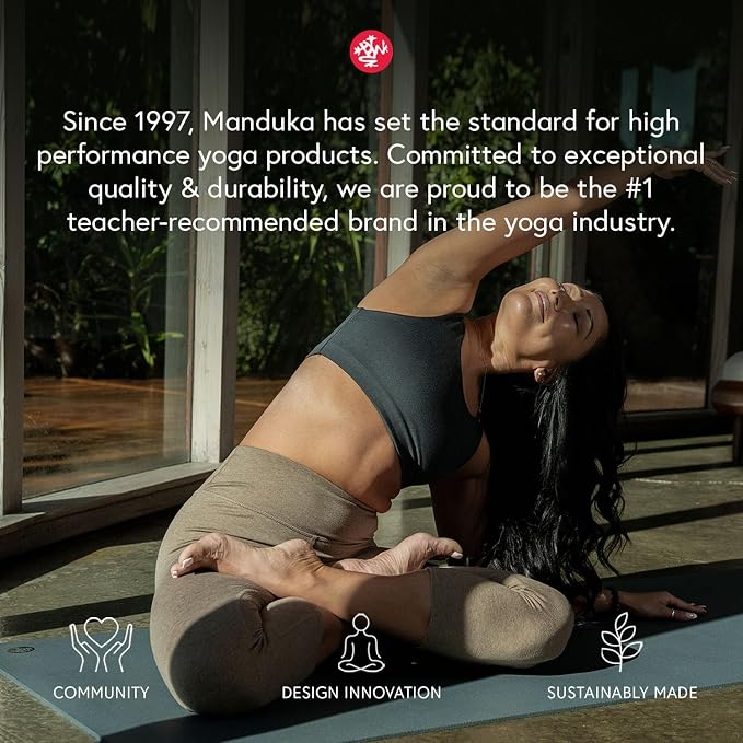 Manduka Yoga Commuter Mat Carrier - Eco-Friendly Cotton, Easy to Carry, Hands-Free, For All Mat Sizes