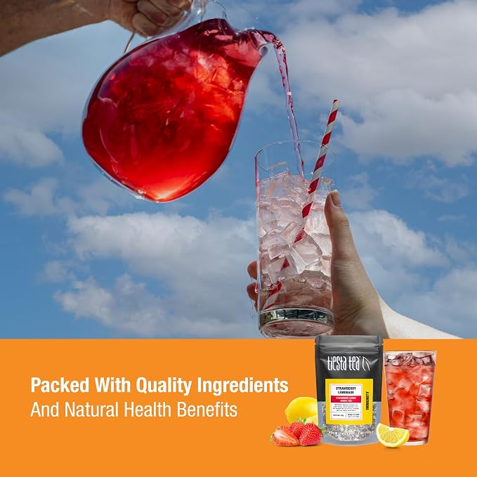 Tiesta Tea - Fruity Tea Sampler Dry Flight Set, Loose Leaf, No Caffeine, Makes Hot and Iced, Assorted Fruit Brews with Mango, Peach, Orange Drinks & More, 8 Resealable Sample Pouches