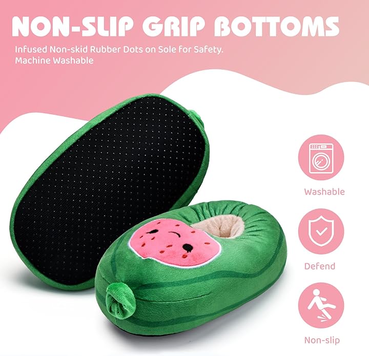 IceUnicorn Toddler Slippers Kids Cute Funny Animal House Shoes Girls Boys Christmas Fluffy Bedroom Indoor Slipper, Cat, Bunny, Unicorn, Axolotl, Fox