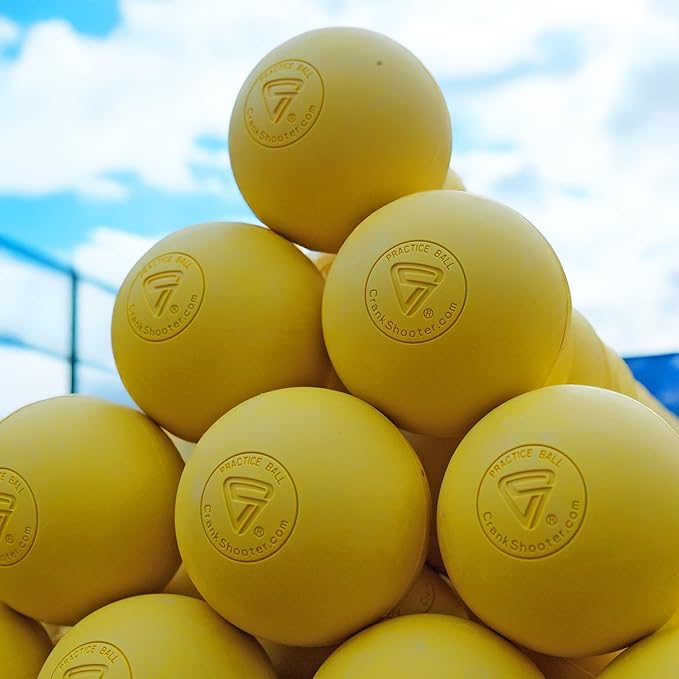 CRANKSHOOTER Lacrosse Practice Balls, Qty 120 (1 Case, 10 Dozen) These are NOT Game Balls