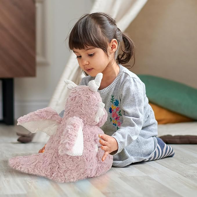 Little Flying Dragon - Cute Stuffed Animal Plush Toy - Adorable Soft Dragons Toy Plushies and Gifts - Perfect Present for Kids (Pink,7.87in/20cm)