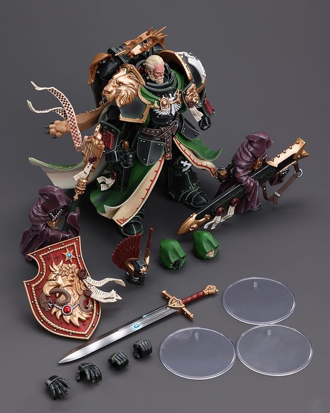 Pipigirl 1/18 Action Figure 7.08-Inch Dark Angels Primarch Lion ElJonson Collection Model Christmas Birthday Gifts