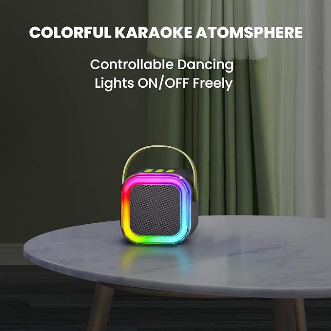 Karaoke Machine for Kids, 2026 TOP Toys Birthday Gifts Ideas for Girls Ages 4, 5, 6, 7, 8, 9, 10, 12+ Years Old, Portable Mini MP3 Player with 2 Wireless Mics for Party