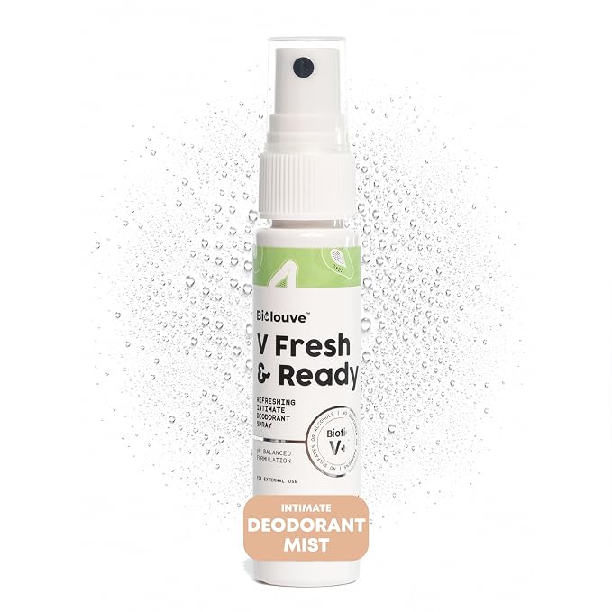 V Fresh & Ready Intimate Deodorant for Women | pH-Balance Feminine Deodorant Spray with BioticV+ & Aloe Vera | Refreshes and Soothes External Intimate Area, Daily Use 1.2 Fl Oz