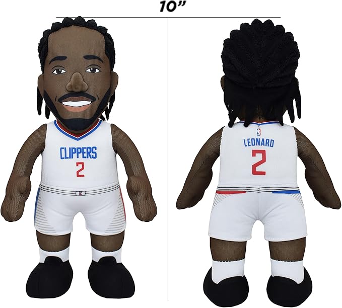 Bleacher Creatures Los Angeles Clippers Kawhi Leonard 10" Plush Figure- A Superstar for Play or Display