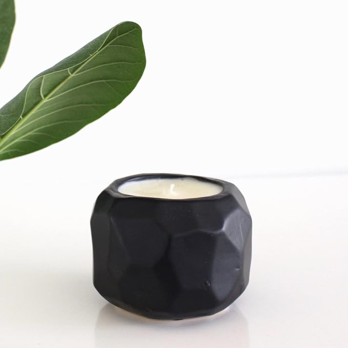 Hyggelight - The Growing Candle, Lavender Scented, 13oz Ceramic Pot, Single Wick Aromatherapy Candles, 100% Soy for Women and Men, Emma