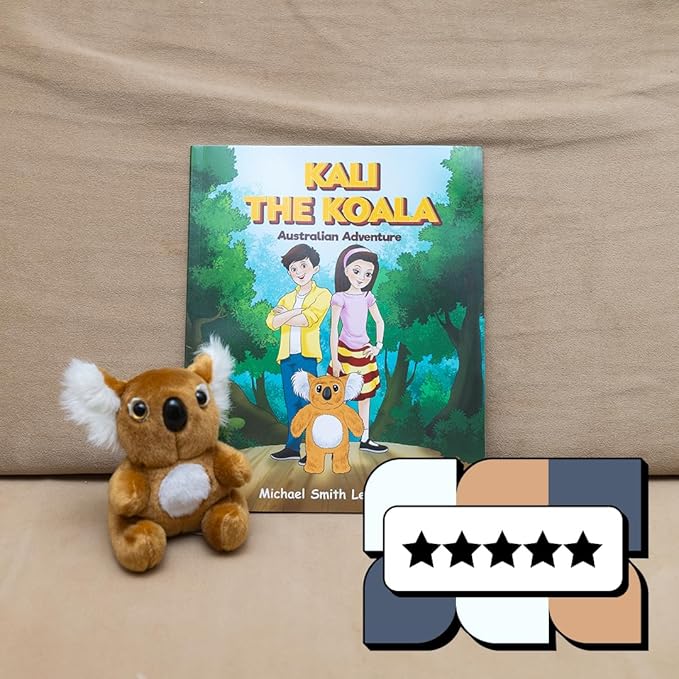 Kali The Koala Stuffed Animal, Children's Book with Stuffed Animal Set, Exciting Australian Adventure Book with Plush Koala for Kids (Ages 3-8)