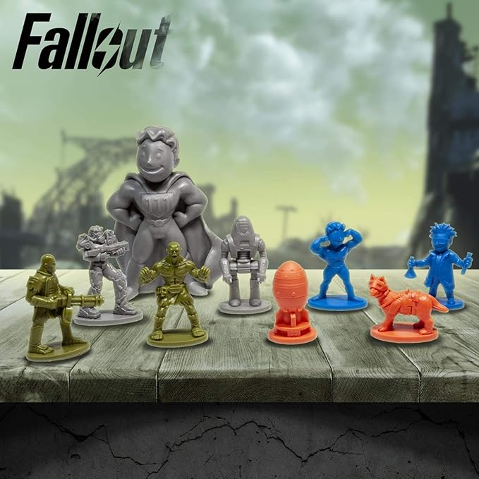 Fallout Nanoforce Series 1 Army Builder Figure Collection - Boxed Volume 1 | Vault Boy | Nuka Cola | Special Edition Collectible Gaming Figures |