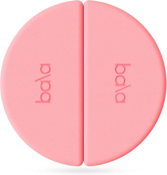 Bala Balance Blocks 2 Pack, Yoga Blocks for Working Out, (Blush) - Semi-Circular Yoga Accessories for Stretching & Exercise - Yoga Equipment for Home Workout - Yoga Block Essentials for Women & Men