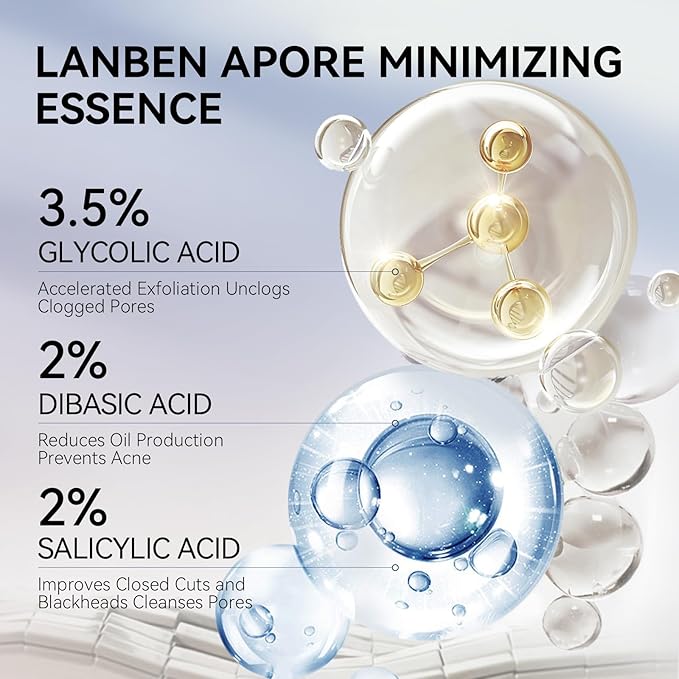 LANBENA 3 in 1 Blackhead Removing Set, Pore Strips 30g+Pore Serum 30ml+Removal Strip Paper, Black Head Remover Mask for Face
