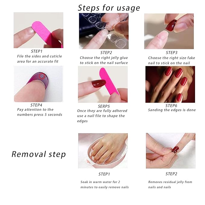 Christmas Gnome Press on Nails Funny Snowflake Christmas Tree False Nails Glossy Full Cover Xmas Glue on Nails Short Square Winter Acrylic Fake Nails for Women Girls
