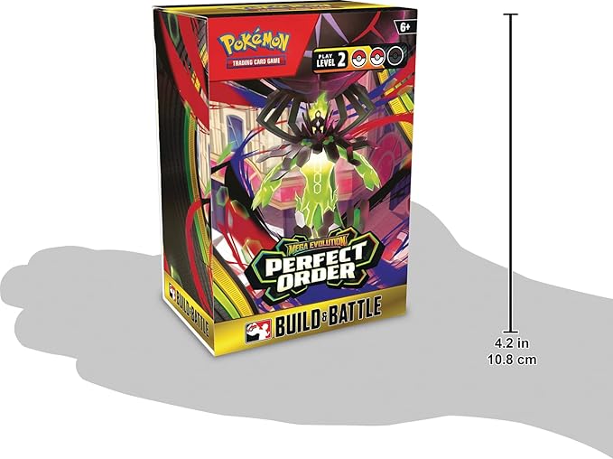 Pokémon TCG: Mega Evolution—Perfect Order Build & Battle Box
