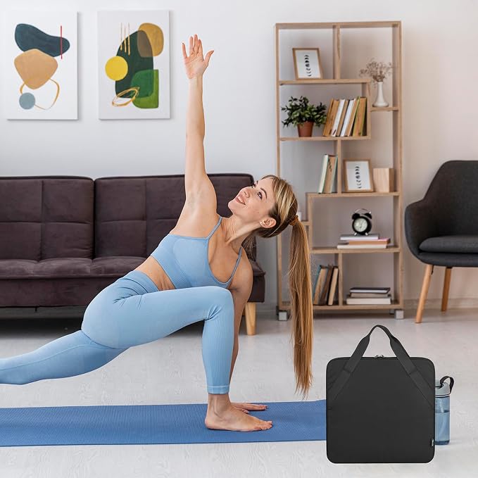 Beautyflier Carrying Bag for Body Composition Monitor Scale, Digital Bathroom Scale Storage Bag, Travel Carrier Case - 13.5 x 13.5 x 1.2 IN, Fits Most Smart Scale for Body Weight (Bag Only)
