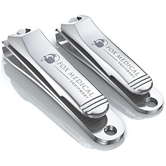 Professional Nail Clippers Set – Stainless Steel Fingernail & Toenail Clippers for Men, Women & Seniors – Ultra-Sharp Precision, Ergonomic Comfort & Medical-Grade Quality