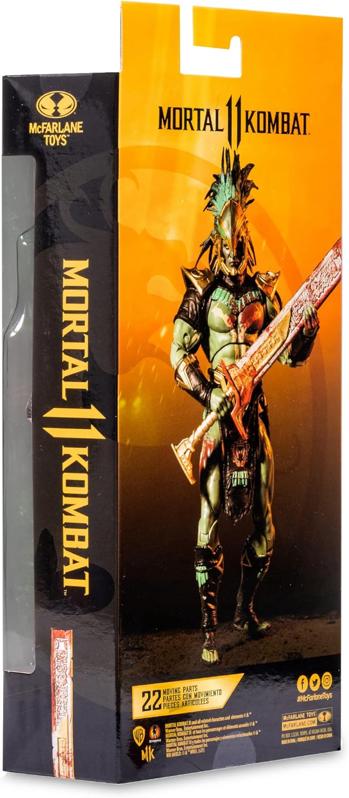 McFarlane Toys Mortal Kombat Kotal Kahn (Bloody) 7" Action Figure with Accessories