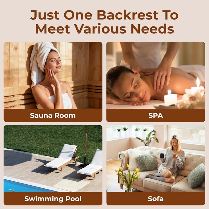 Backrest for Indoor/Outdoor Sauna