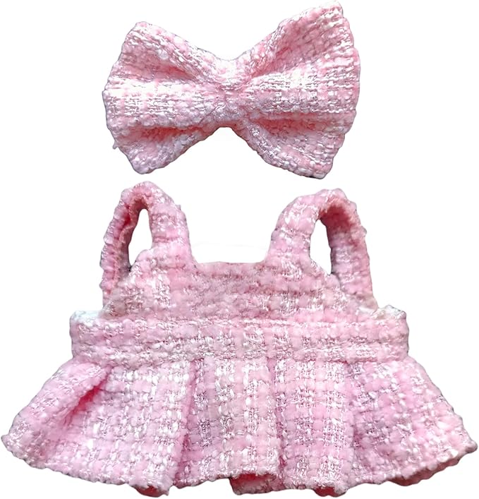 Fits 5.9-6.7 in for Clothes Doll Accessories Suit (NO Doll) Stylish Cute Clothes for Dress up Unique Style Universal Trendy Toy (P02)