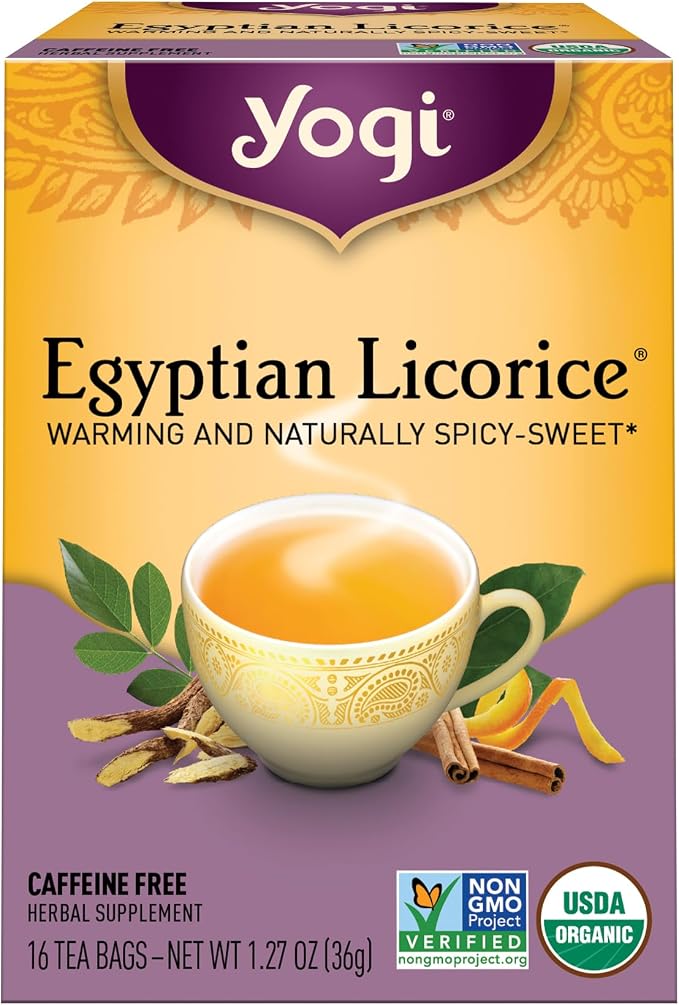 Yogi Tea, Egyptian Licorice, 16 Count, Packaging May Vary