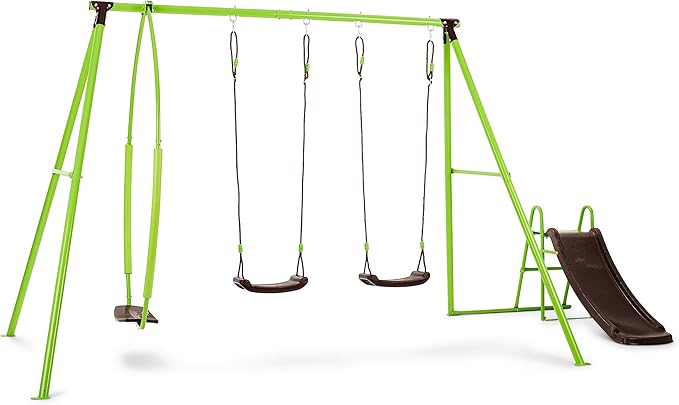 Swurfer PAW Patrol Swing Sets for Backyard, Swingset Outdoor for Kids