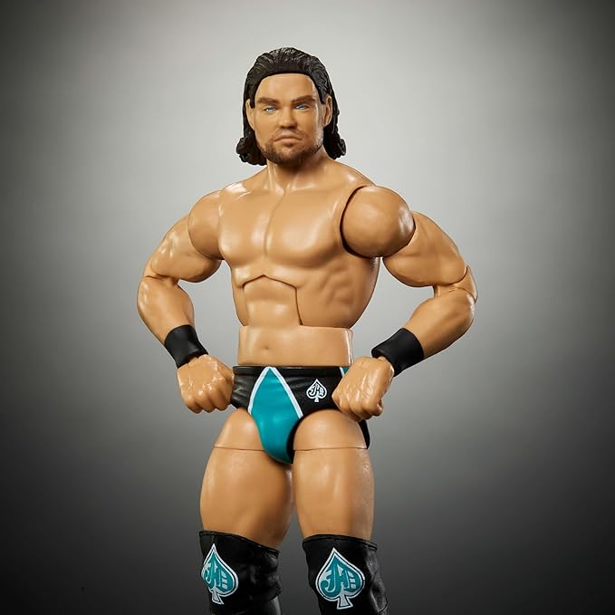 Mattel WWE Elite Action Figure & Accessories, 6-inch Collectible JD McDonagh with 25 Articulation Points, Life-Like Look & Swappable Hands
