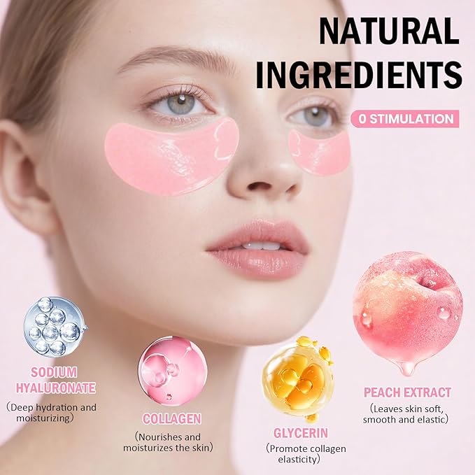 30 Pairs Lip Mask & Under Eye Patches, Pink Collagen Eye Mask Pads, Lip Mask Skincare, Bridesmaid Gifts, Bachelorette Party Favors, Mothers Day Gifts, Teacher Appreciation Gifts, Bulk Gifts for Women