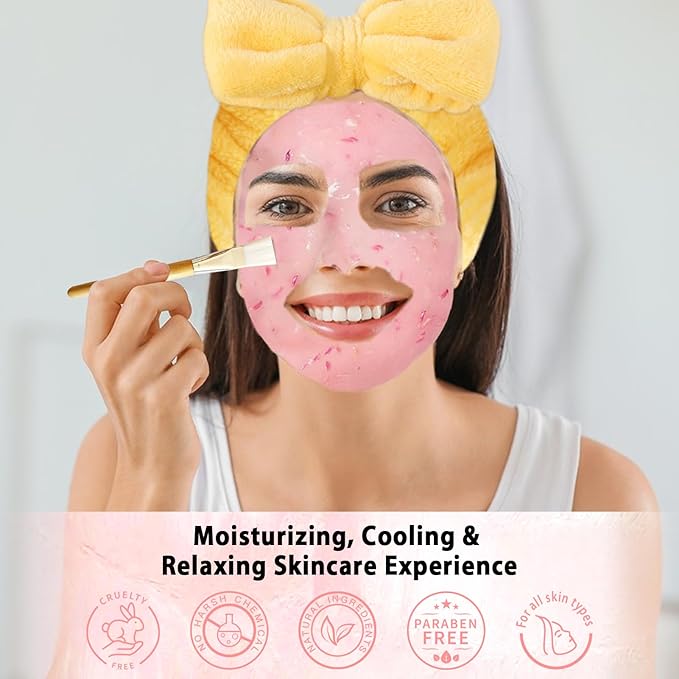 Jelly Masks Set for Facials Professional Spa,10 Pack Jelly Mask Powder with Mixing Bowl Set, Peel Off Hydrojelly Mask for Hydrating, Nourishing & Soothing, Gifts for Women