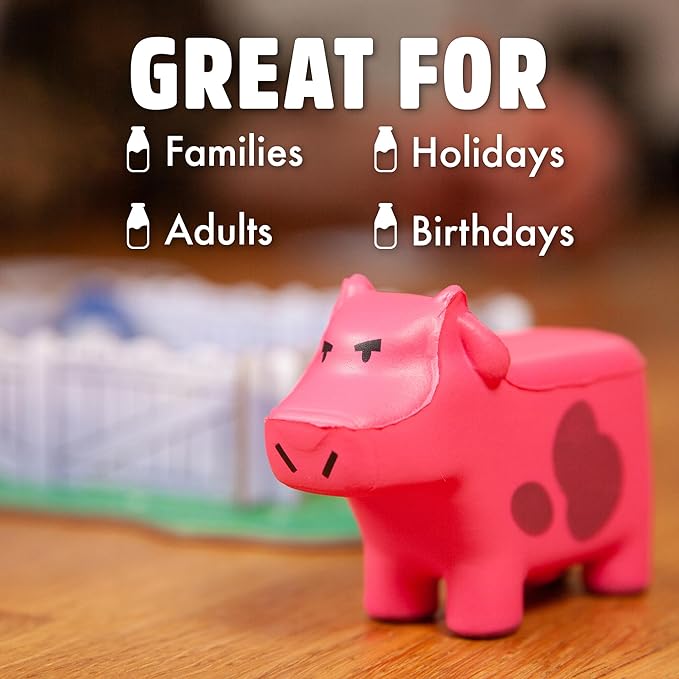 Herd Mentality: Udderly Funny Family Board Game | Easy & Fun for Big Groups of 4-20 Players | Includes 20 Extra Exclusive Questions