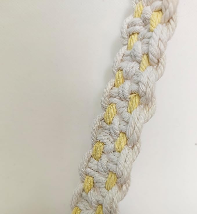 kiido Macrame Yoga Mat Carrying Strap [MAT NOT Included], Hand Woven Multi-use Strap/Carrier for Your Yoga Mat, Exercise Mat