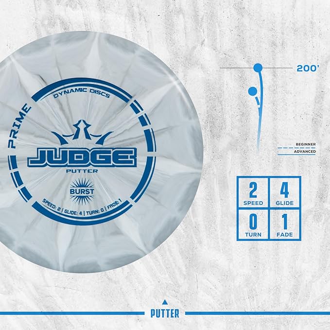 Dynamic Discs Prime Burst 6 Disc Golf Set | Includes 1x Putter, 2X Midrange, 2X Fairway, 1x Driver + Mini Marker | Disc Golf Accessories for Beginners | 170-176g | Beginner Pack for Amateurs