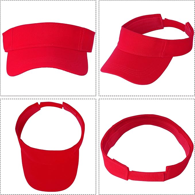 Marrywindix 1 Piece of Sport Wear Athletic Visor Sun Sports Visor Hat Visor Adjustable Cap for Women and Men