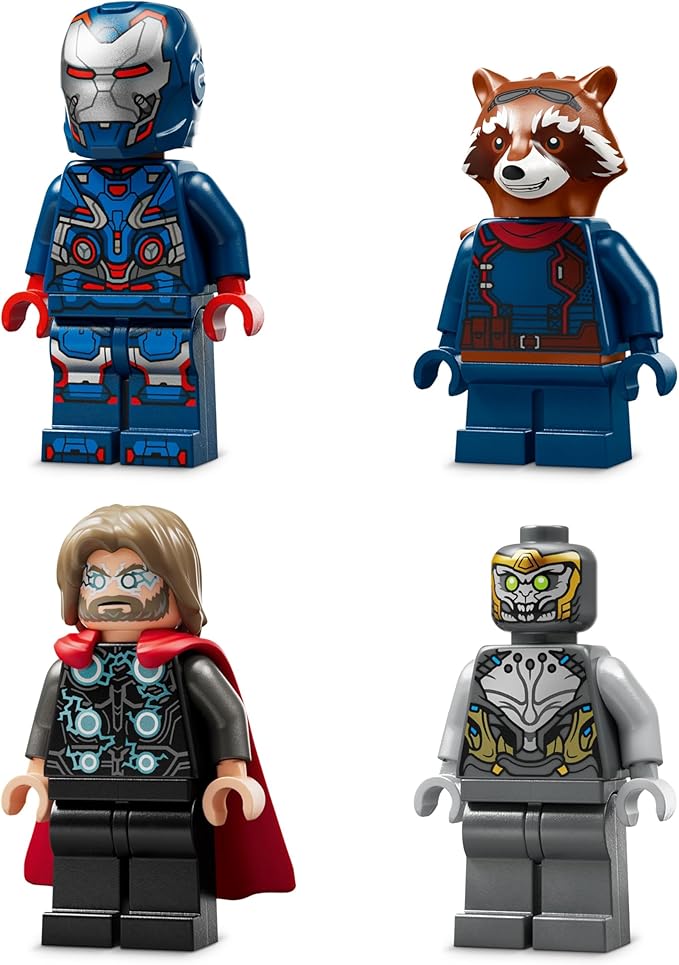LEGO Marvel Avengers: Endgame Thor vs. Chitauri Building Toy - Pretend Playset W/ 7 Toy Minifigures for Boys & Girls, Ages 8+ - Super Hero Building Blocks for Kids - Gift Idea for Birthdays - 76322
