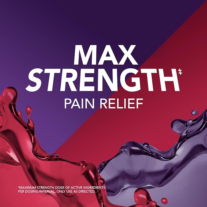 Vicks PainQuil & PainQuil PM Pain Relief Liquid, 1000mg Acetaminophen, 2x12 oz