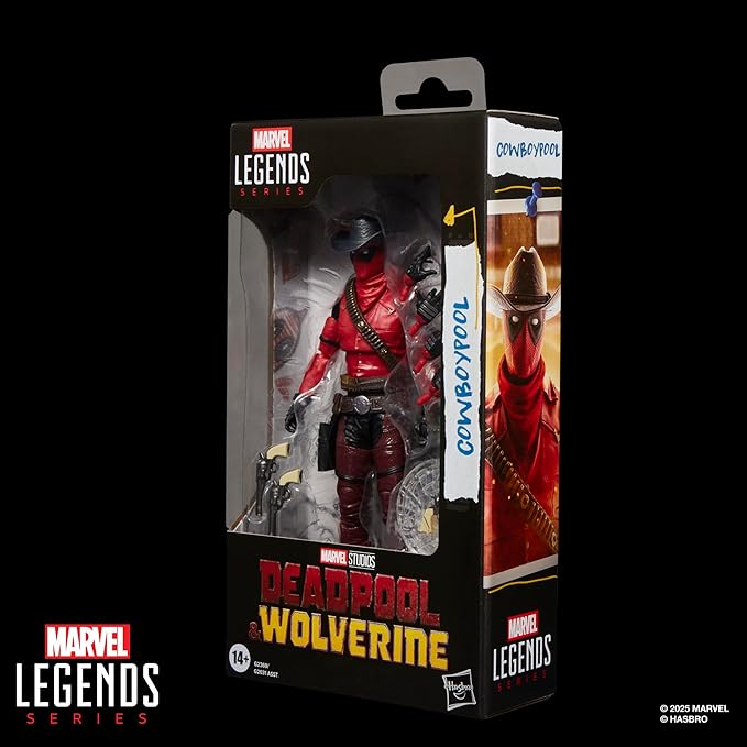 Marvel Legends Series Cowboypool, Marvel Studios' Deadpool & Wolverine Movie Collectible 6-Inch Action Figure Gift
