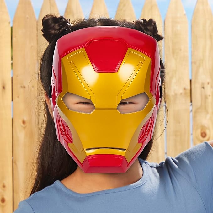 Marvel Avengers Hero Mask Multipack, Iron Man & Hulk Mask 2-Pack, Super Hero Roleplay Toys for Kids Ages 5 and Up (Amazon Exclusive)